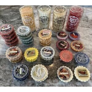 Yankee Candle Country Kitchen Wax Potpourri Tarts ~ Assorted Lot of 55 Sealed